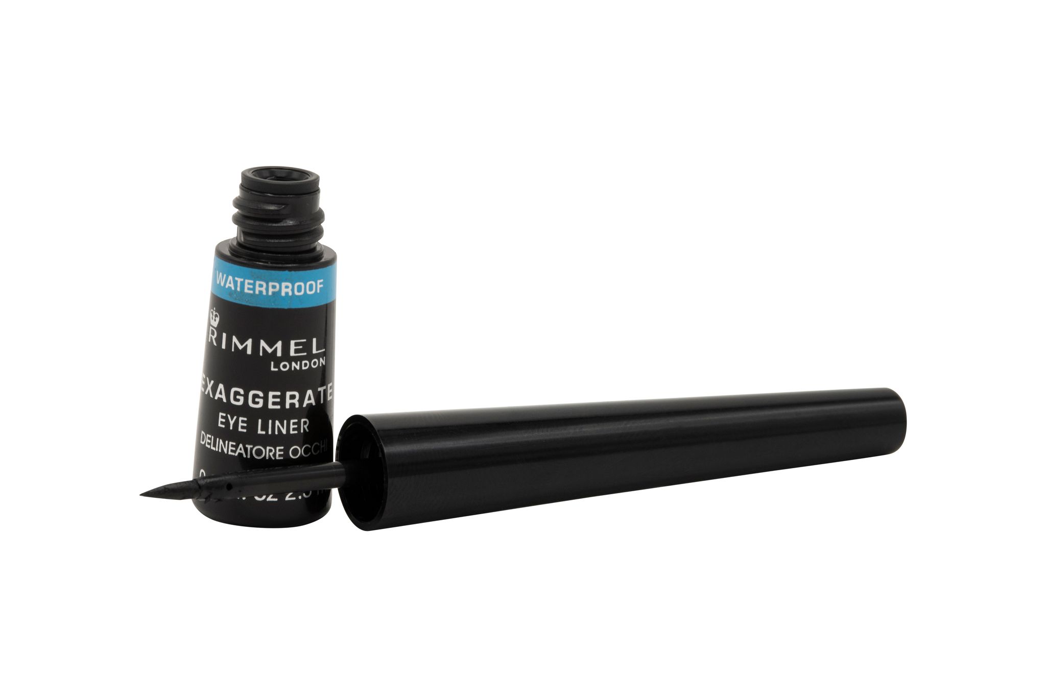 Rimmel Exaggerate Waterproof Liquid Eyeliner  003 Black