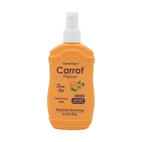 Carrot Sun Tan ACC Oil Papaya 200ML