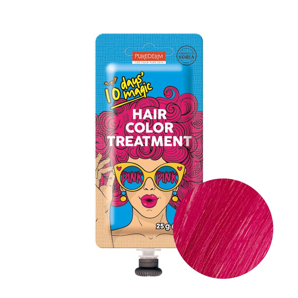 PUREDERM HAIR COLOR TREATMENT PINK