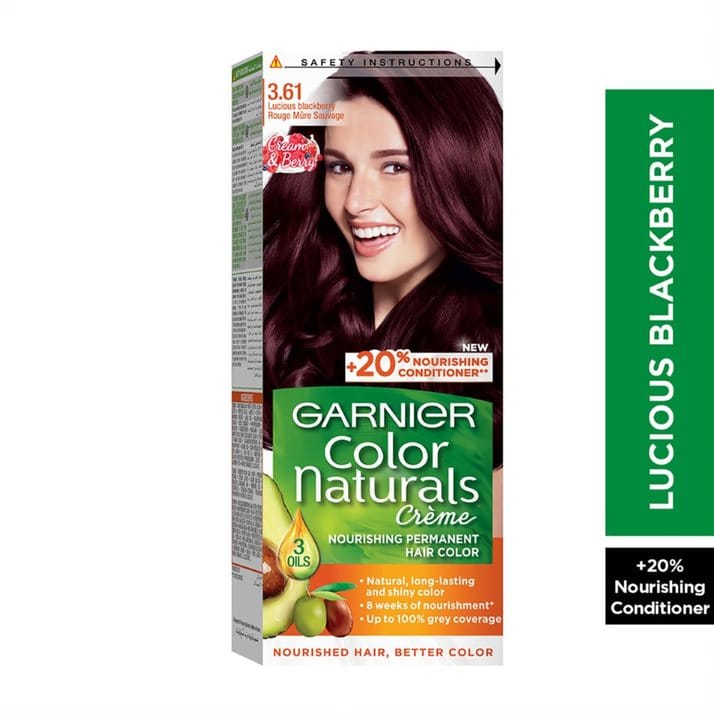 CoNaturals, 3.61 Luscious Blackberry, Permanent Hair Color