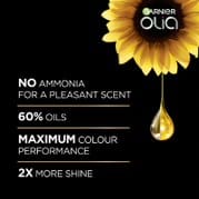 Olia, 4.0 Dark Brown, No Ammonia Permanent Haircolor, with 60% Oils