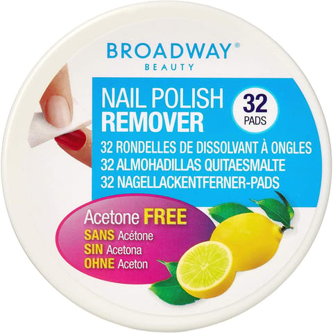 Lot Of 3 Broadway Nail Polish Remover 32 Pads - 36C Peach