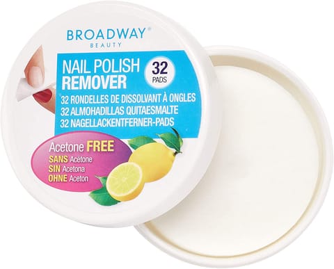 Lot Of 3 Broadway Nail Polish Remover 32 Pads - 36C Peach