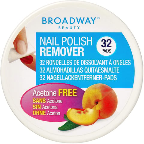 Lot Of 3 Broadway Nail Polish Remover 32 Pads - 36C Peach