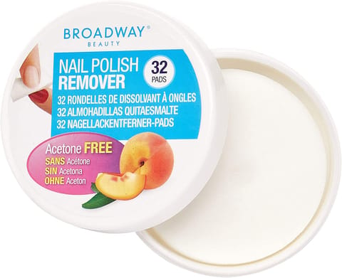 Lot Of 3 Broadway Nail Polish Remover 32 Pads - 36A Lemon