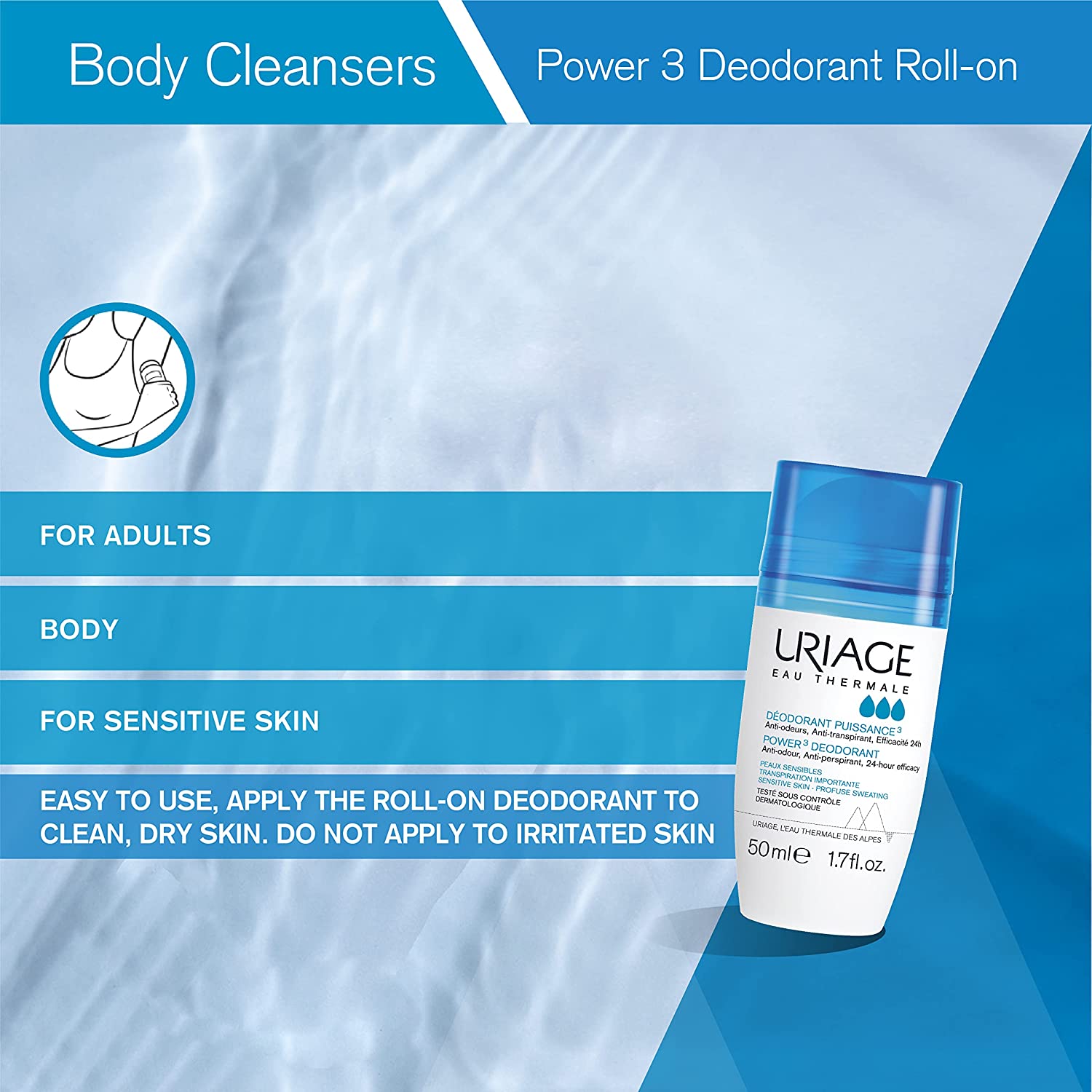 Deodorant Puissance Roll-On heavy sweating