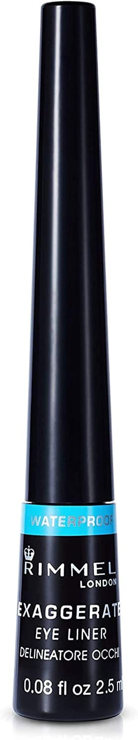 Rimmel Exaggerate Waterproof Liquid Eyeliner  003 Black