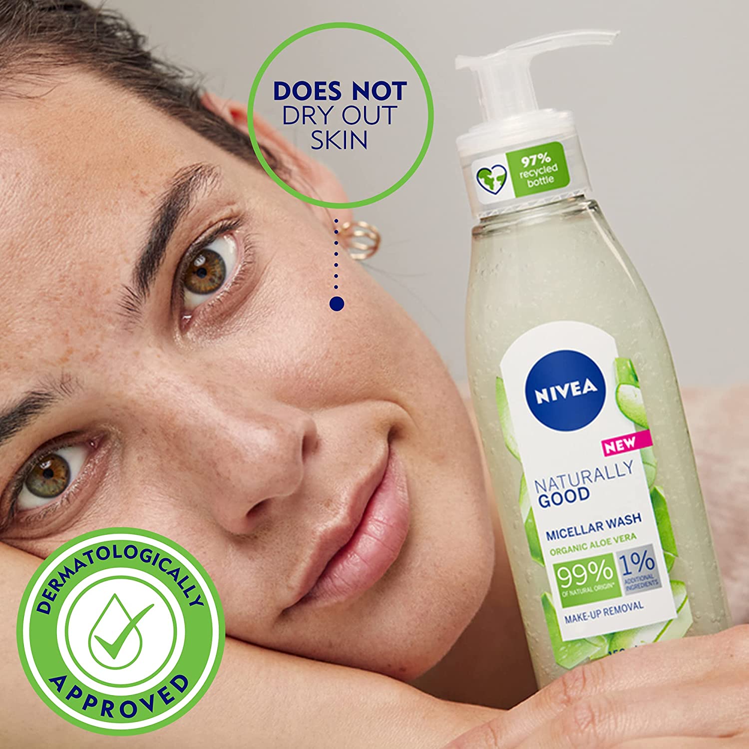 Nivea Micellar Face Wash Aloe Vera 140ml