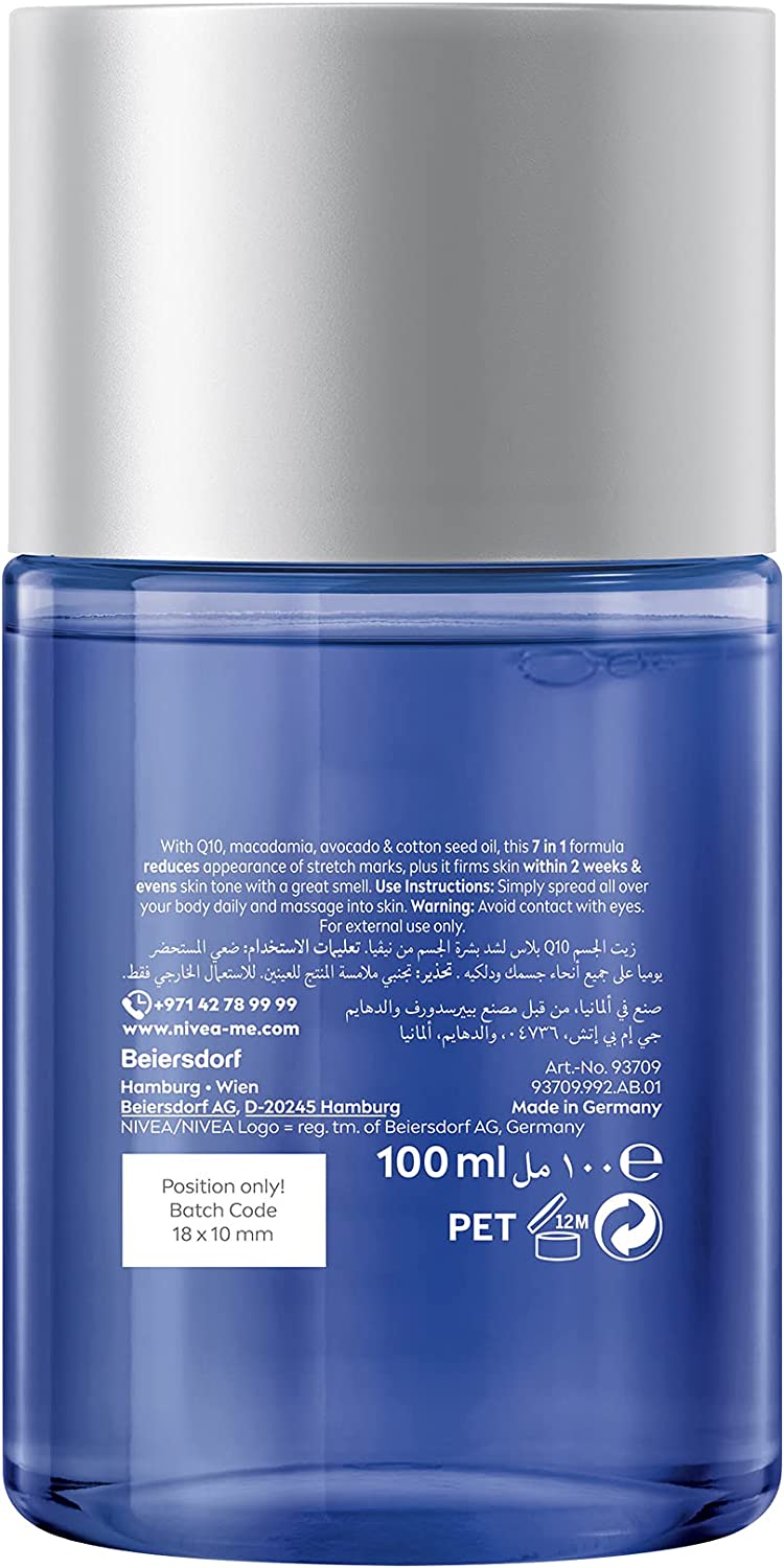 NIVEA Q10 Multi Power 7in1 Firming Oil & Anti-Strechmarks 100 ml