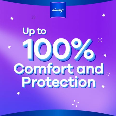 Always All in one Ultra Thin, Night sanitary pads with wings, 12 Pads