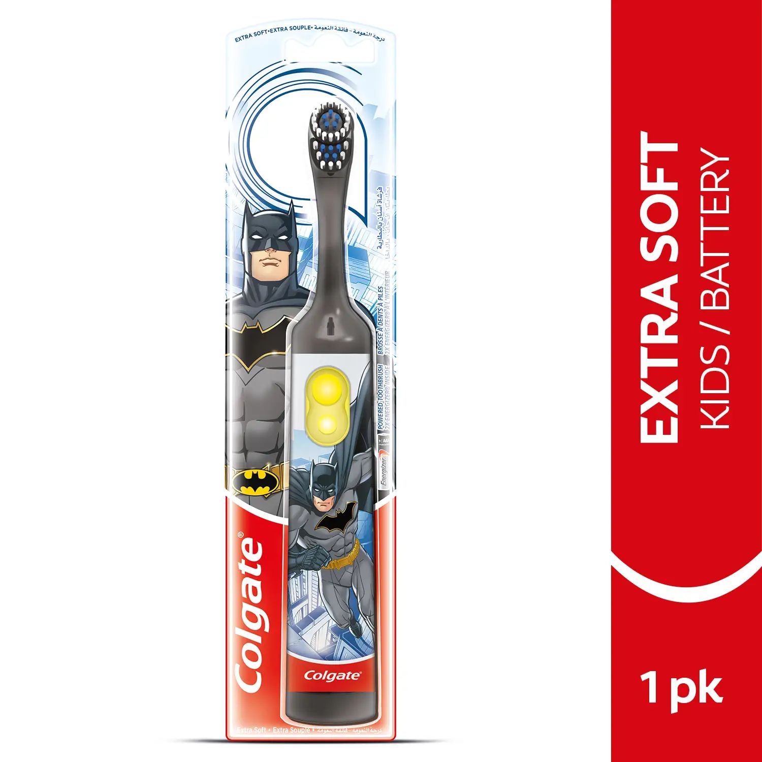 Colgate, Toothbrush Kids, Batman/Barbie, Power - 1Pc