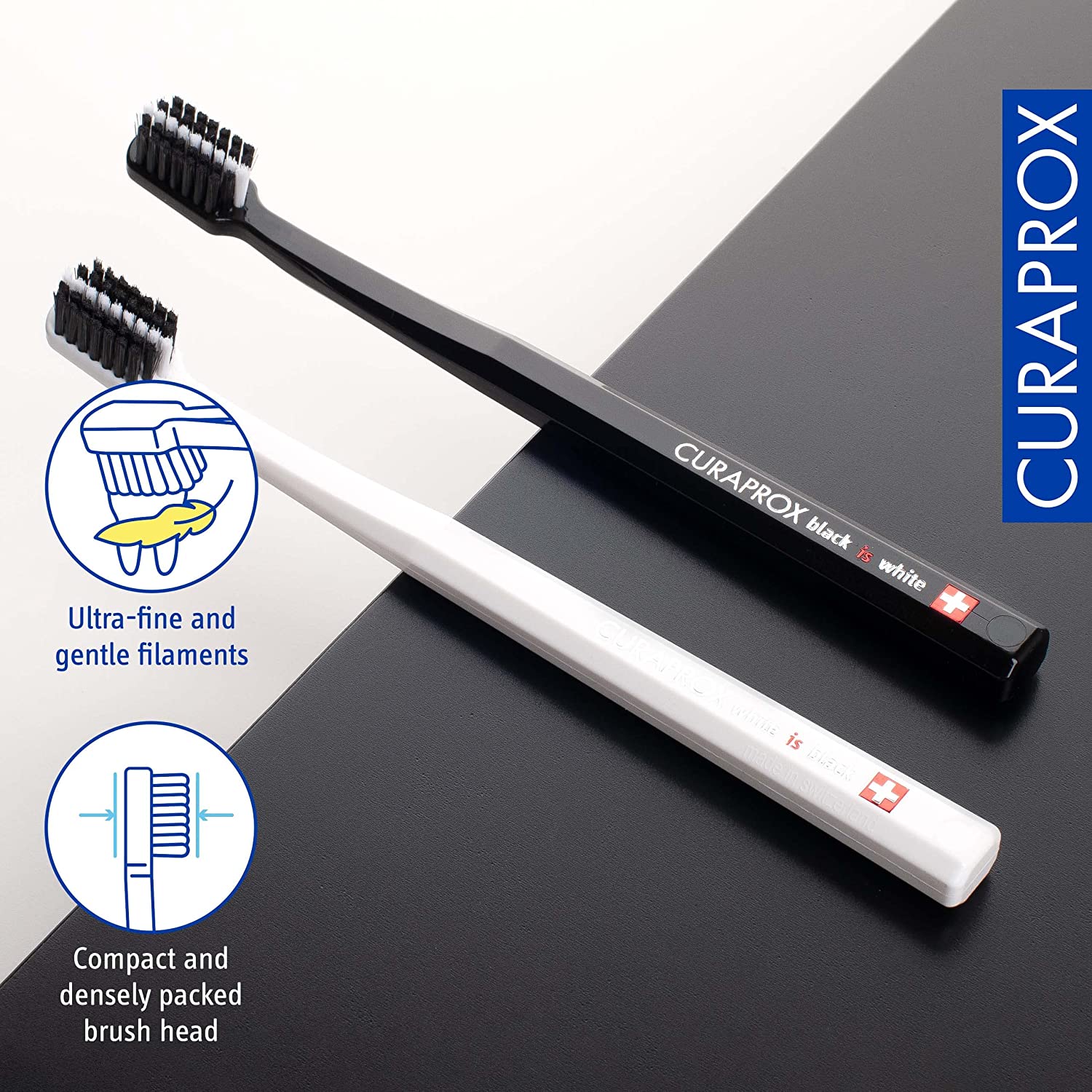 Curaprox Black Is White Toothbrush Duo Pack