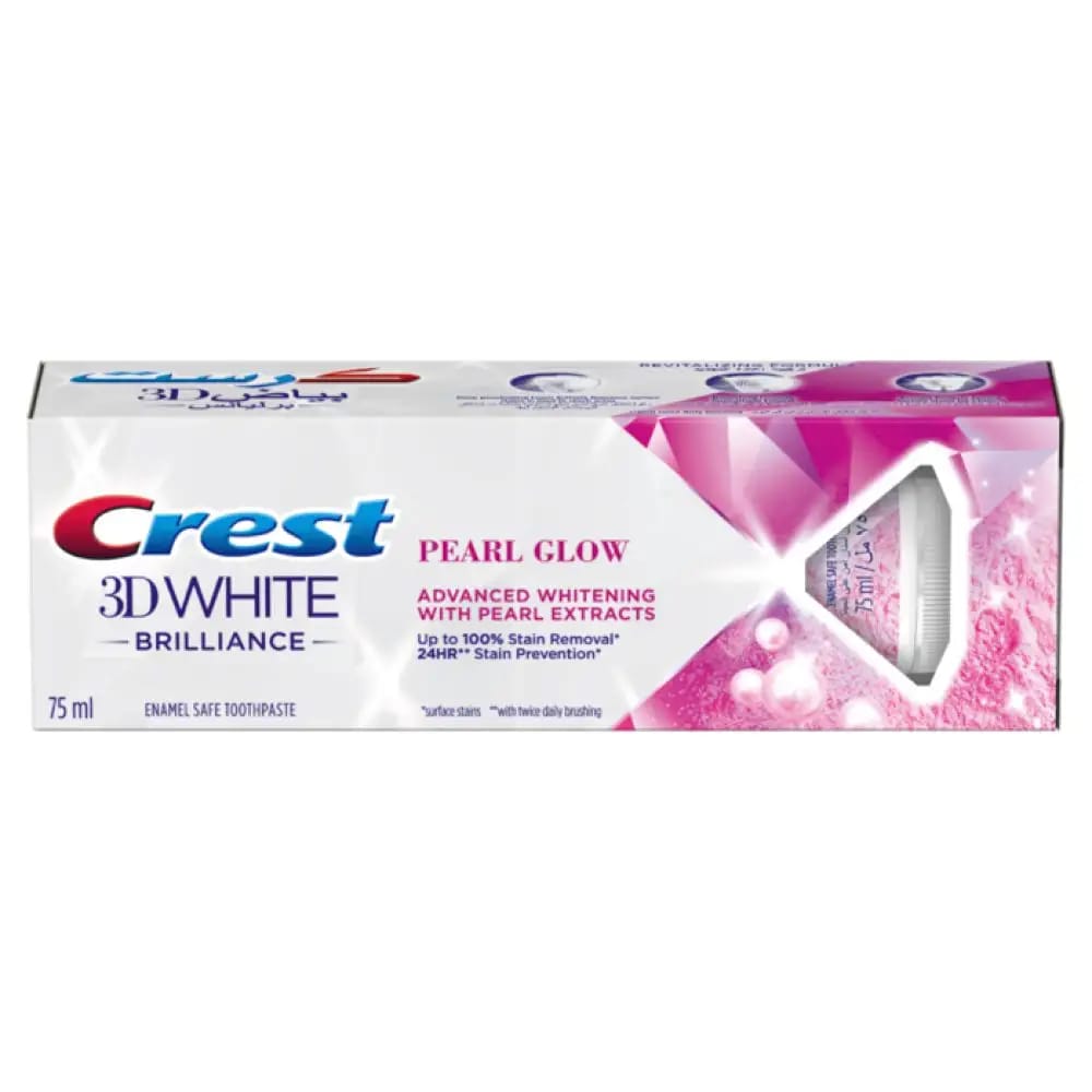 Crest Toothpaste 3d White Brilliance Pearl Glow 75 Ml