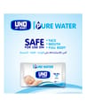 UNO Baby Pure Water Wipes 60 Wipes, White, Large