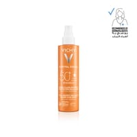 Vichy Capital Soleil Invisible Fluid Sunscreen Spray SPF50+ for Face and Body 200ML