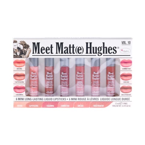 The Balm Set of 6 Mini Lipsticks - V07