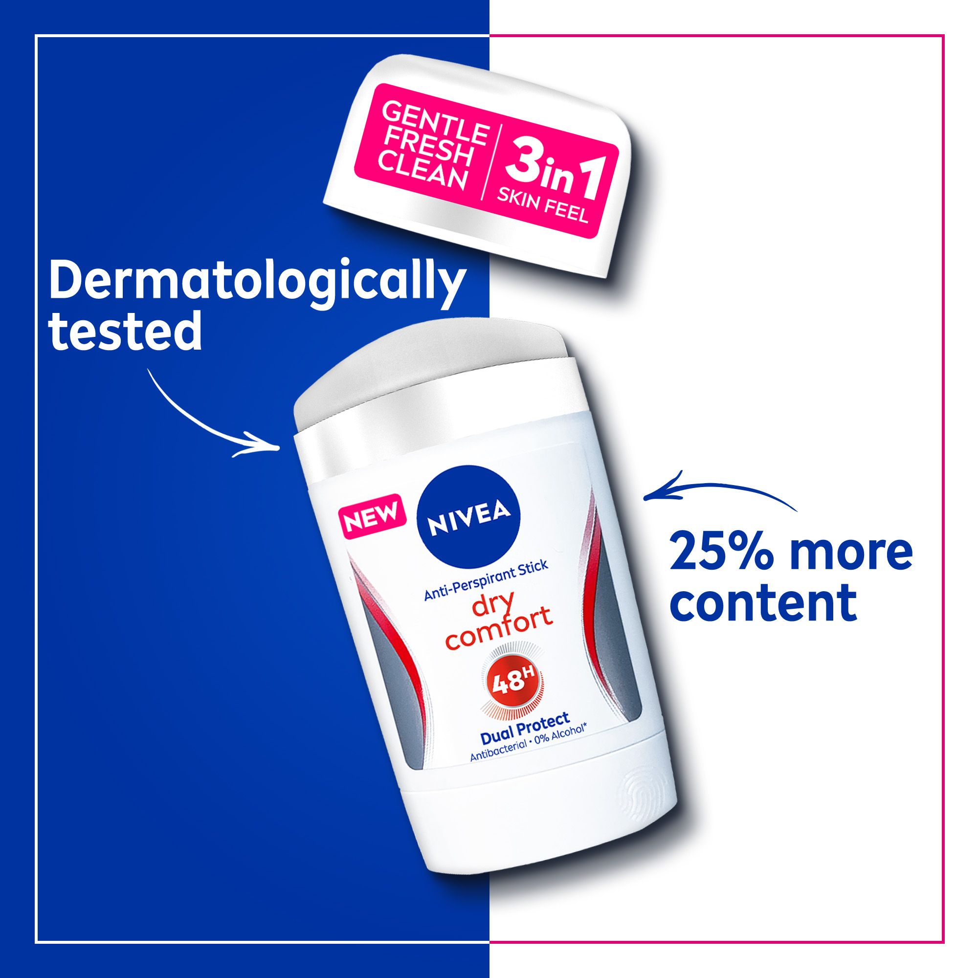 Nivea Lady Deo Stick Dry Impact 50 Ml