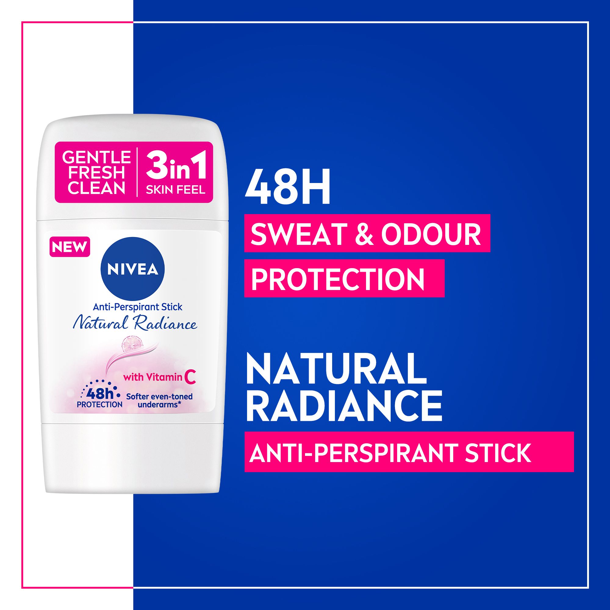 Nivea Lady Deo Stick Nat Radiance 50M