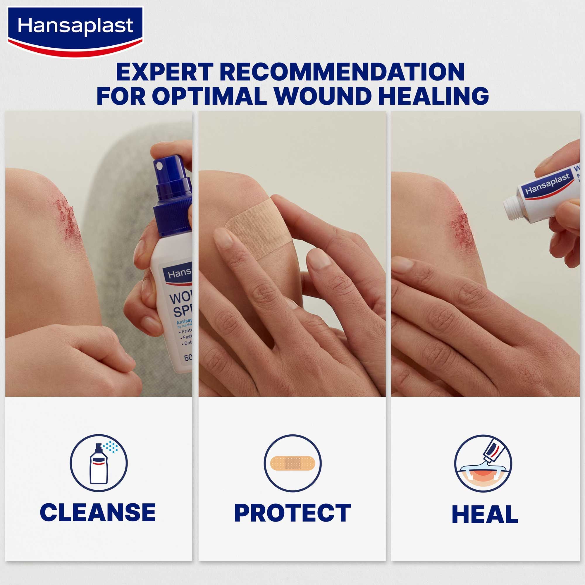 Hansaplast, Wound Plaster, Sensitive Friendly Hypoallergenic - 20 Pcs