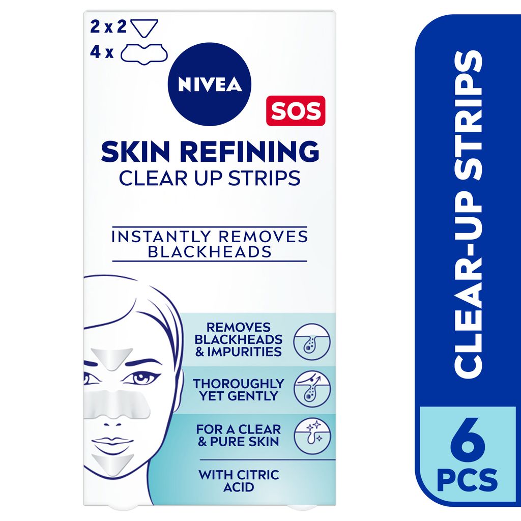 NIVEA Refining Clear-Up Strips 6 Pcs