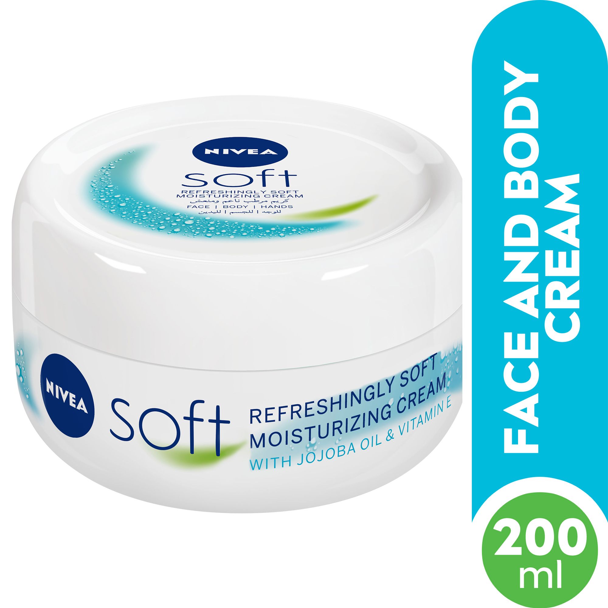 Nivea Soft Moisturizing Cream, Jar 200Ml