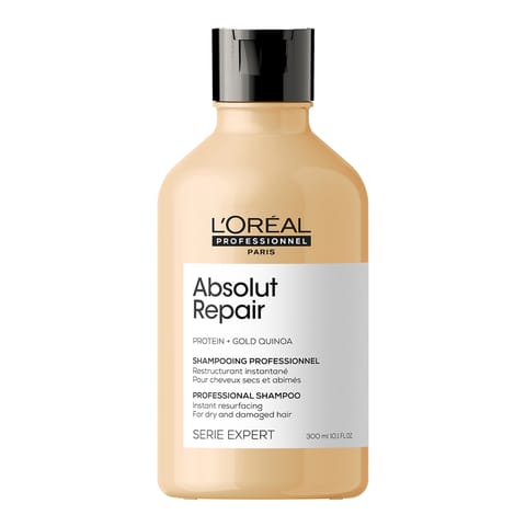 L’Oréal Professionnel Absolut Repair shampoo With Protein and Gold Quinoa for dry and damaged hair SERIE EXPERT 300ml