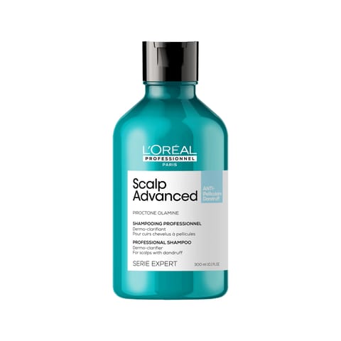 L’Oréal Professionnel Scalp Advanced Anti-Dandruff Dermo-clarifier shampoo for dandruff scalps |SERIE EXPERT 300 ml