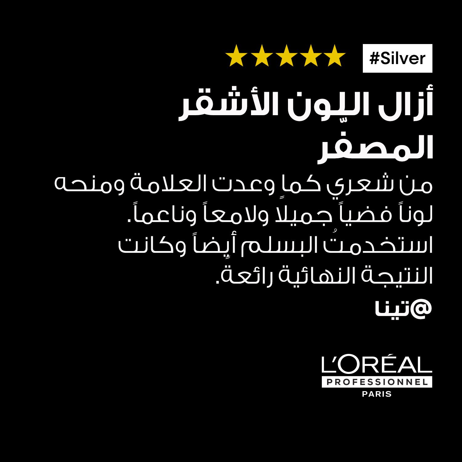 L’Oréal Professionnel Silver Shampoo for grey, white or light blonde hair SERIE EXPERT 300mL