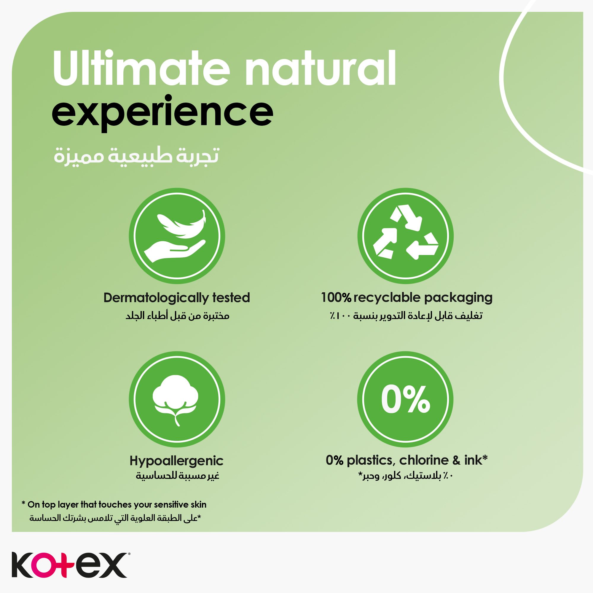 kotex Maxi Super Natural 10 Sanitary Pads