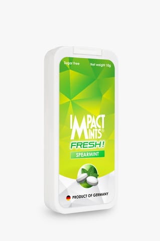 Impact Slim Slide Spearmint Sugar free Mints 9G