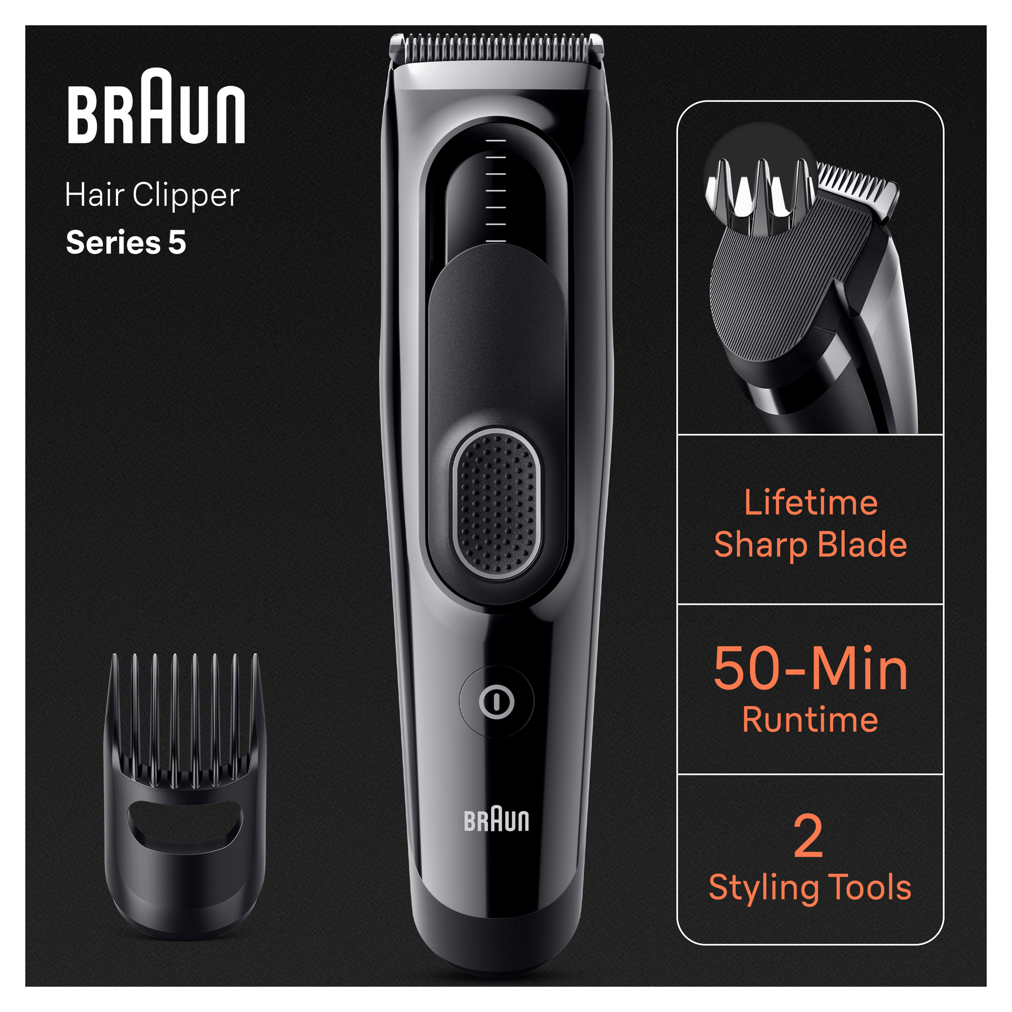 BRAUN SERIES 5 HAIR CLIPPER - HC5310