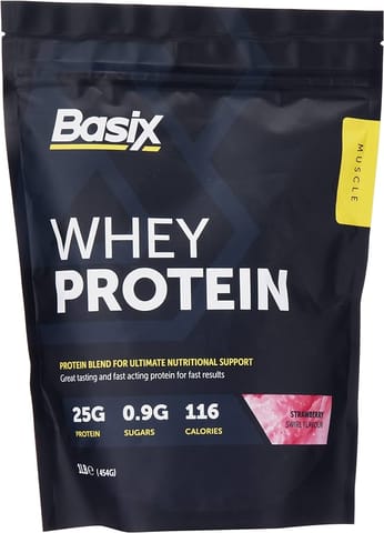 Basix Whey Protein Strawberry Swirl 1 Lb