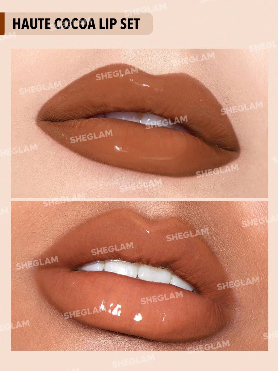 Sheglam Glam Lip Duo Set - Haute Cocoa