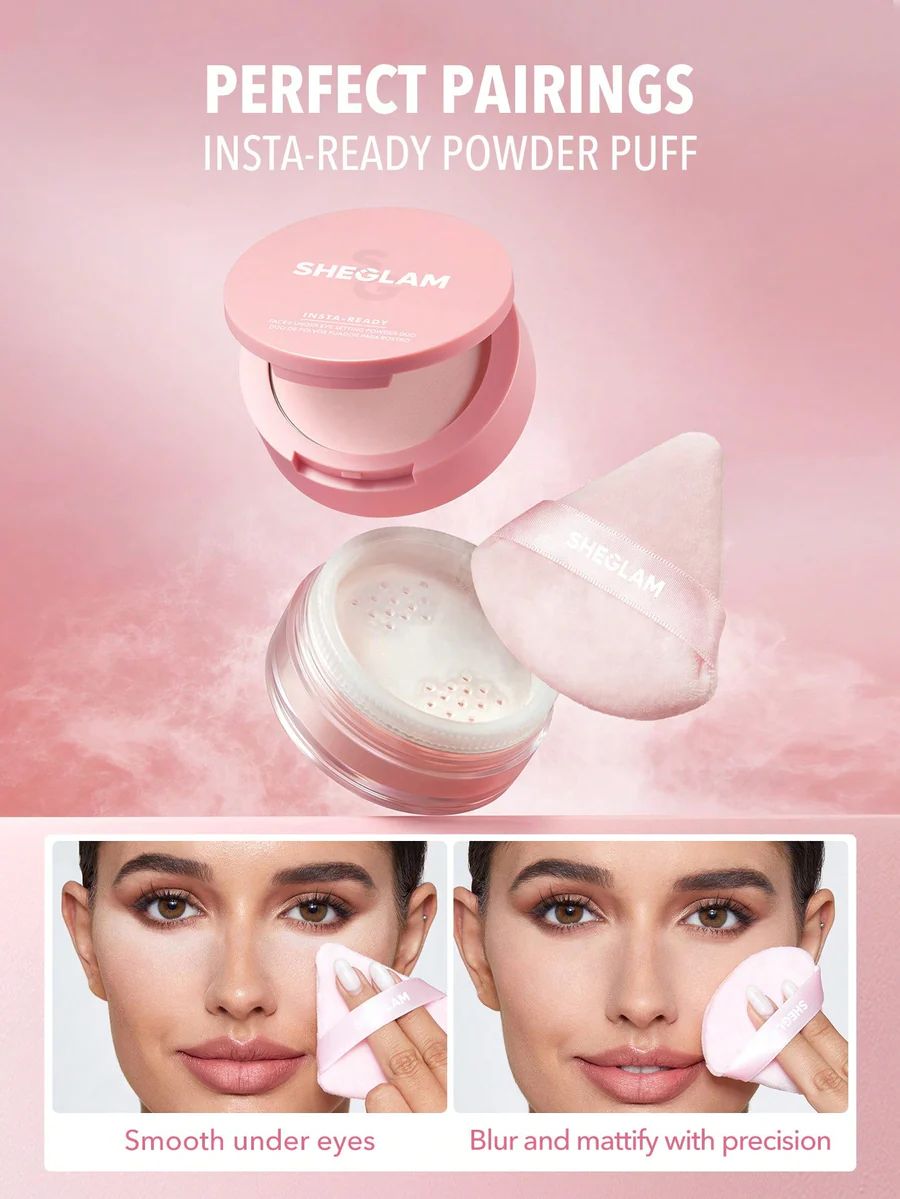 Sheglam Insta Powder Sponge Face - 3 PCS