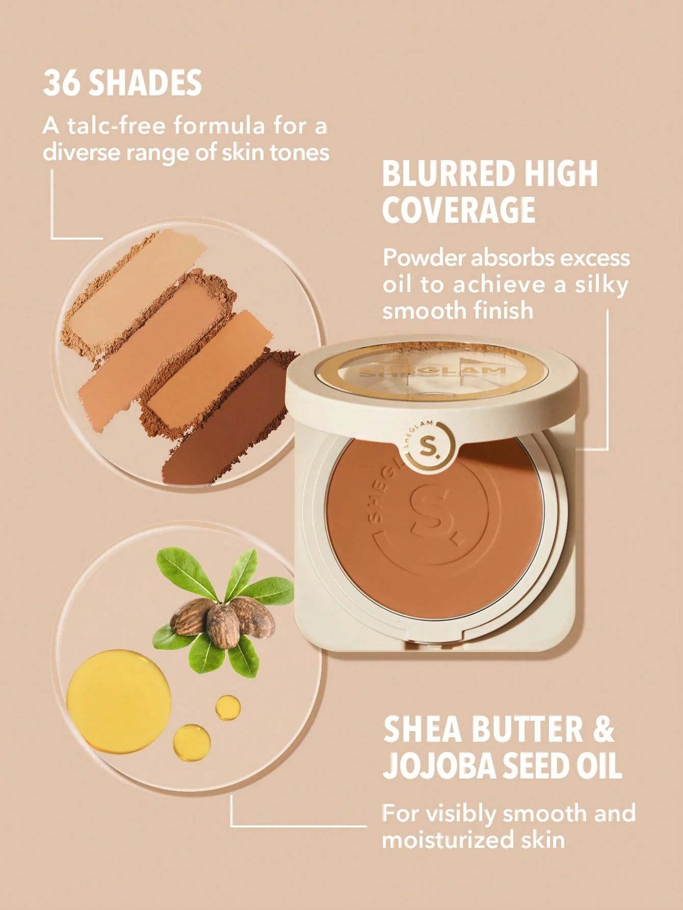 Sheglam Skin-Focus Powder - Porcelain