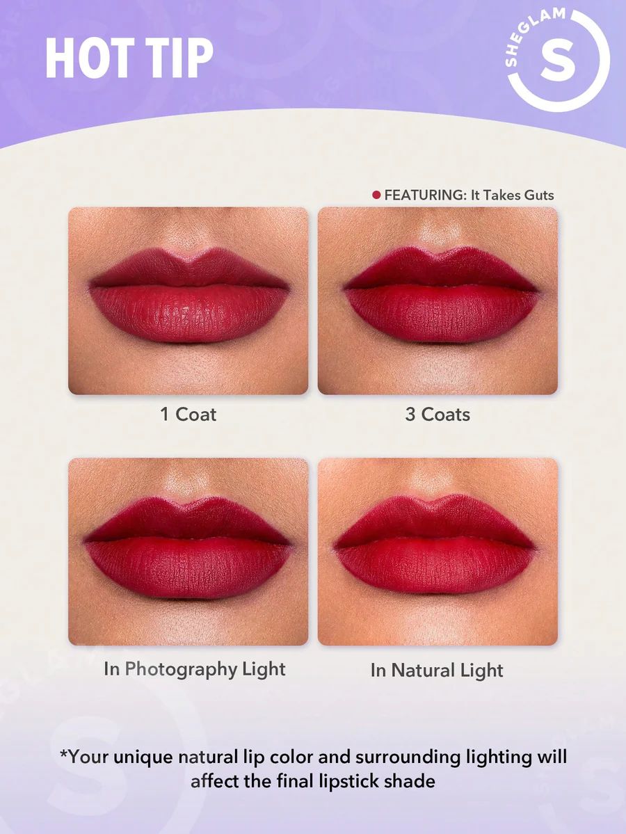 Sheglam Dynamatte Lipstick - Rent Free