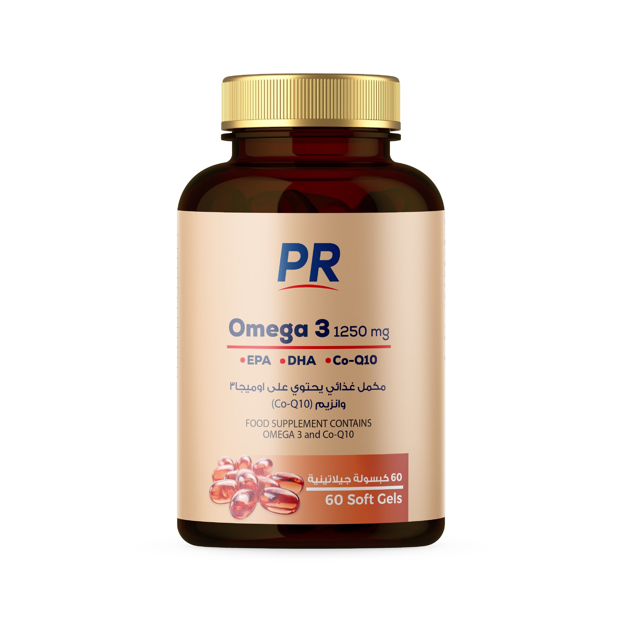 Pure Pr Omega 3-1250 Mg 60 Cap