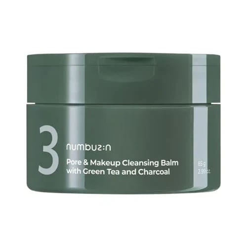 Numbuzin No.3 Pore & Makeup Cleansing Balm With Green Tea And Charcoal