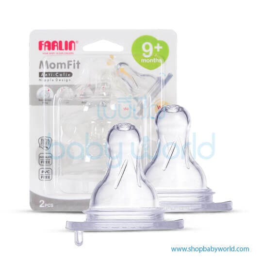 Farlin Nipple For Wide-Neck Bottle 2Pcs