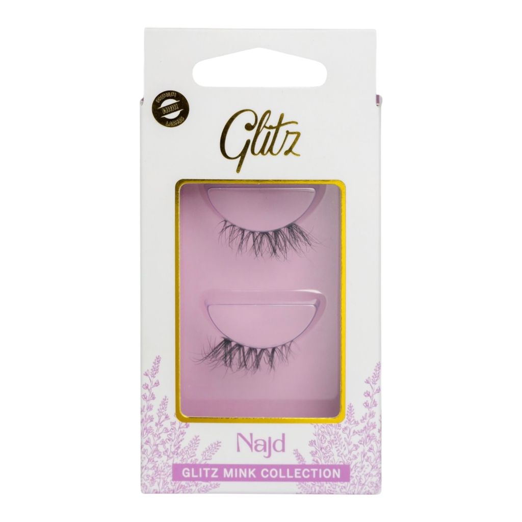 Glitz Eyelashes Natural -Mink Najd