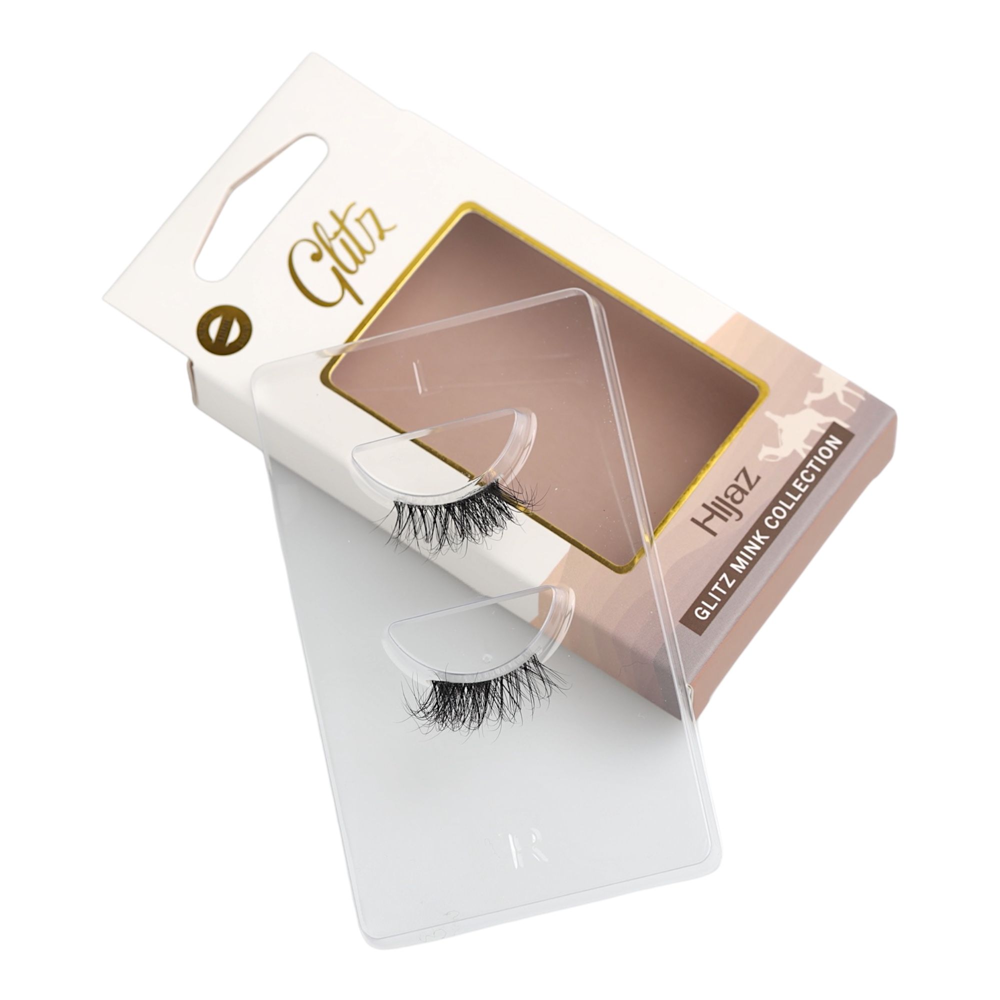 Glitz Eyelashes Natural -Mink Hijaz